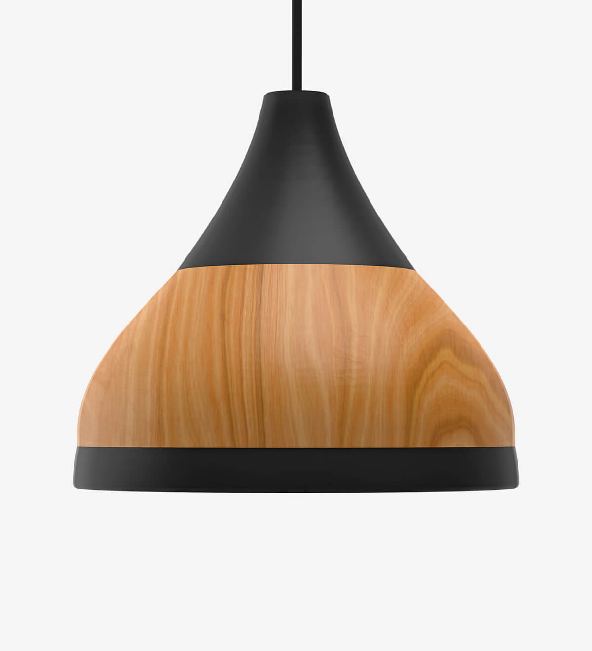Yousi Wooden Lampshade Brown